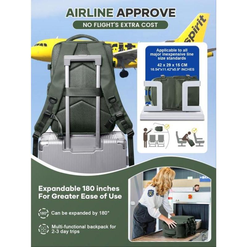 Large Capacity Vacuum Compression Backpack, Business Multifunctional Computer Bag, Traveler Essentials Backpack 3