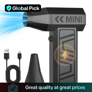 Portable Car Air Duster, 130000RPM 3 Gears Adjustable Electric Handheld Cordless USB Charging Handheld Blowers, High Speed Blower, Rechargeable Car Blowing Snow Tool, Professional Car Cleaning Tool, Car Stuff