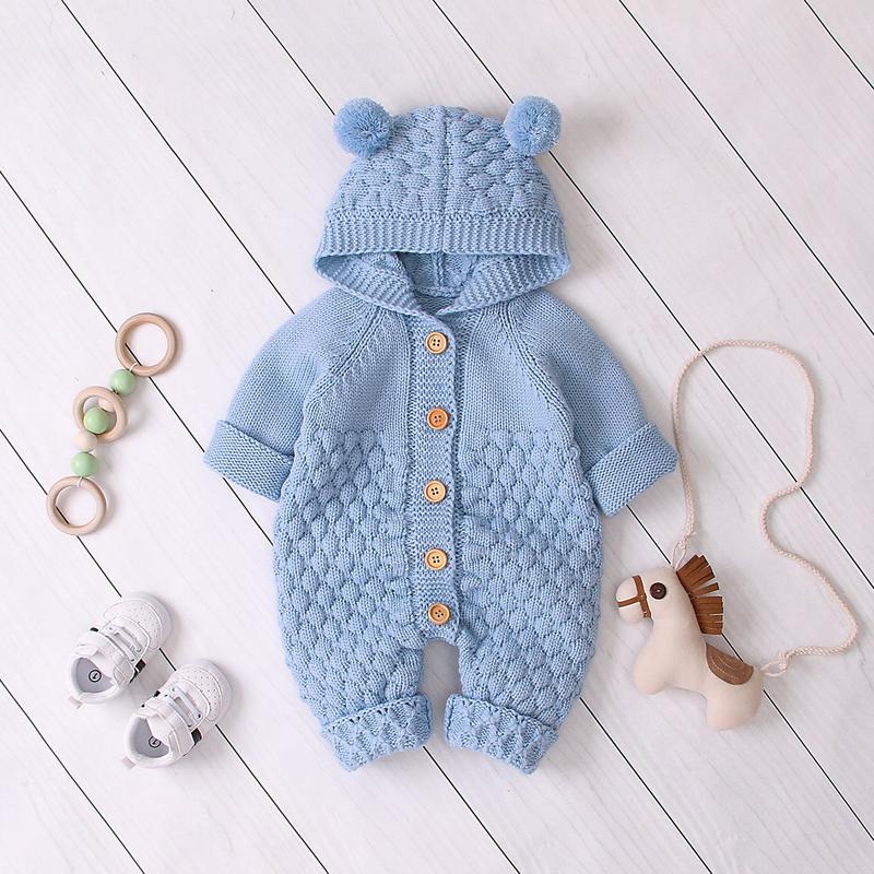 Hooded knitted jumpsuit 4