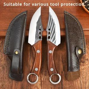 Floral Pattern Knife Sheath without Knife, 1 Count Durable Knife Pouch, Versatile Outdoor Camping Accessory [knife Not Included], Emergency Survival Kit Supplies