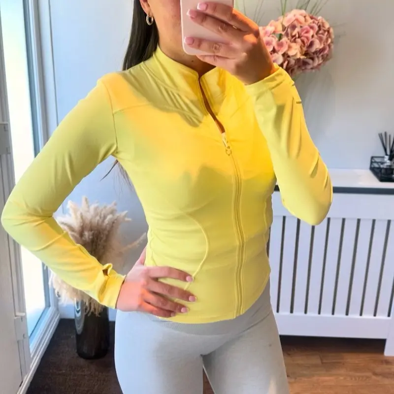NEW IN TODAY ‘LUNA’ Yellow Zip Up Jacket 1