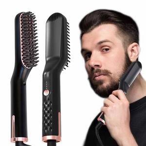 3 Speed Modes Hair Straightener, 1 Count Adjustable Temperature Fast Heating Hair Straightening Brush, Professional Hair Styling Tool for Home & Salon Use