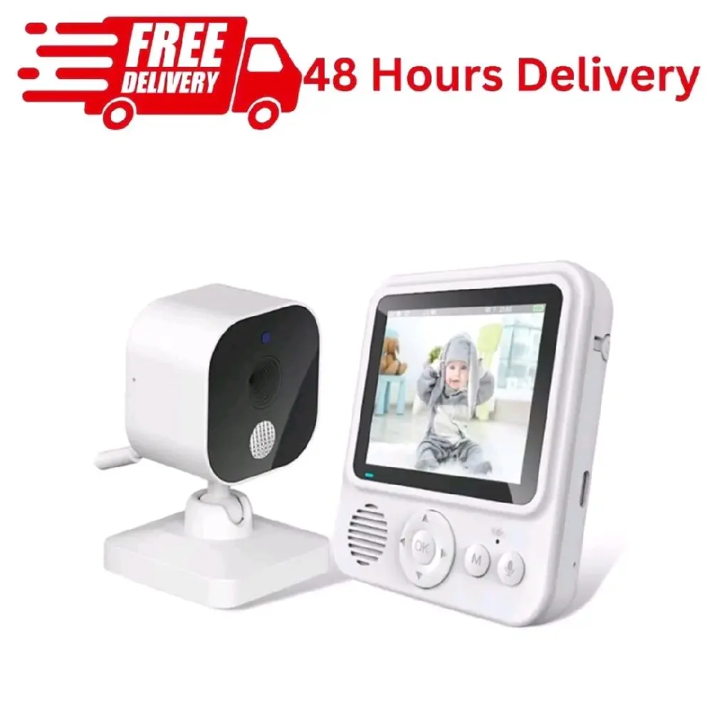 Cdycam Baby Monitor with Camera - 2.8" Colour Screen, Two Way Talk, No Internet Needed