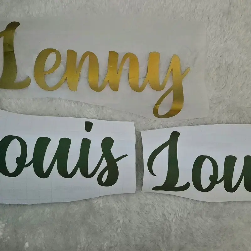 Personalised Name/Word Vinyl Sticker for Balloon Decoration - DIY Balloon Decal 4