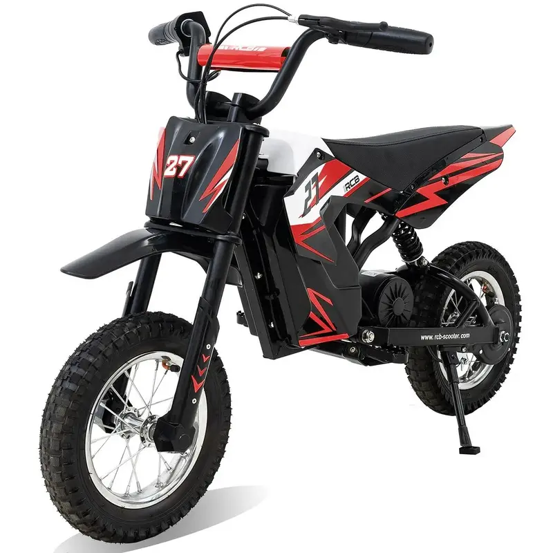 RCB R9X 12" Kids Electric Motorcycle – 300W 36V Off-Road E-Bike 15.5 MPH Electric Dirt Bike for Ages 3-12 – UK 1
