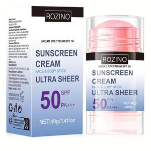 50SPF PA+++ Sunscreen Balm, Lightweight & Delicate Body Sunscreen Cream, Moisturizing Body Care Product for Women & Men