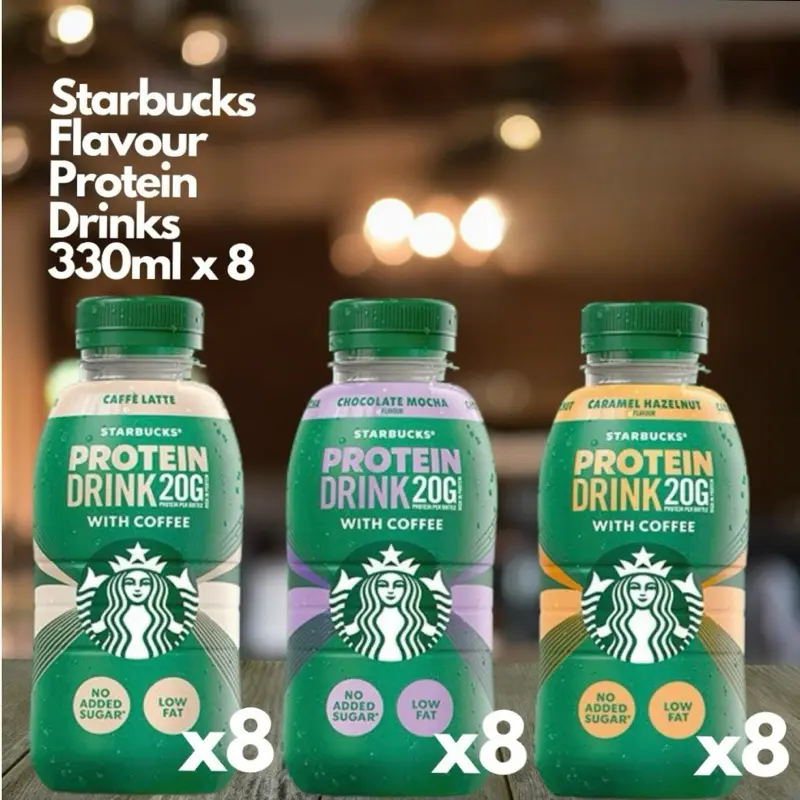 Starbucks Flavour Protein Drinks Bundle 330ml x 8 Bottles Deal