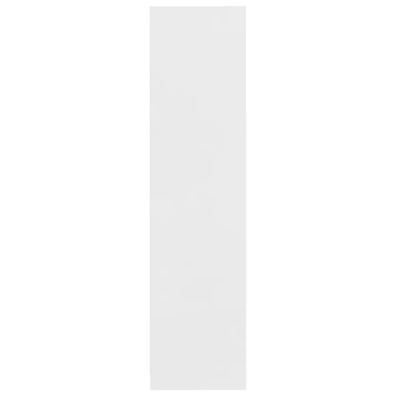 Stylish White Wardrobe with Drawers - 50x50x200 cm | Durable Engineered Wood 4