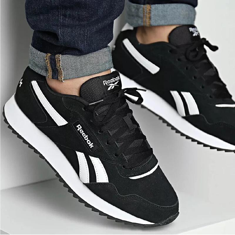 Mens Reebok Classic Ripple Run Trainers Black GZ5214 5