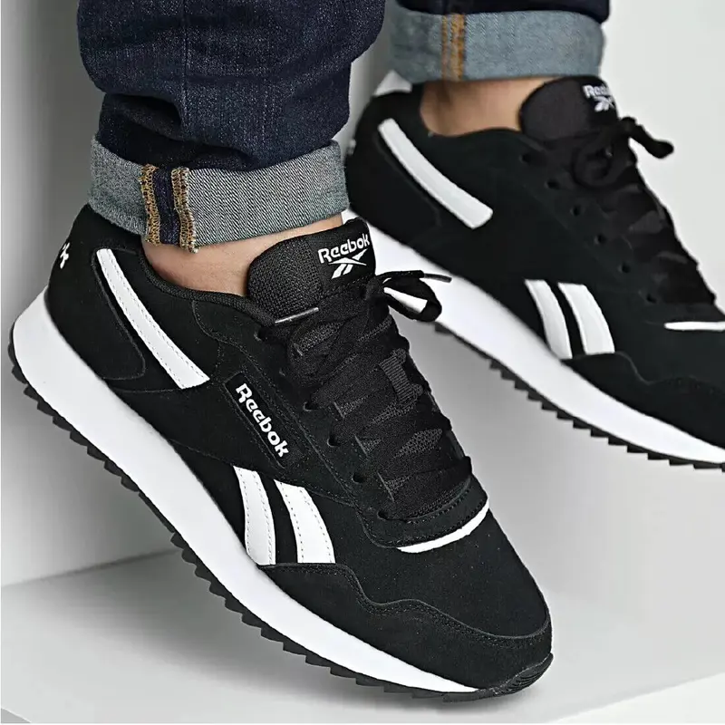 Mens Reebok Classic Ripple Run Trainers Black GZ5214 5