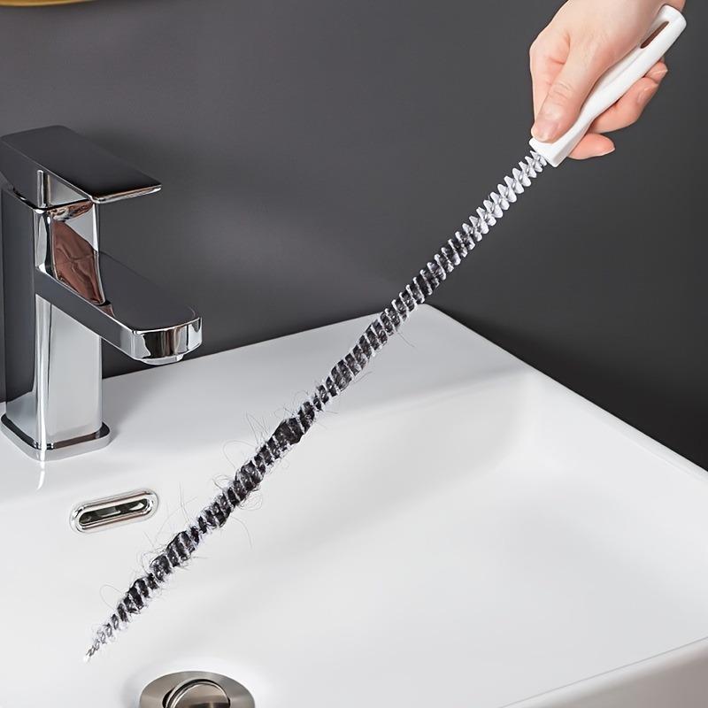 1pc Pipeline Dredging Brush - Sink Drain Overflow Cleaning Brush, Household Sewer Hair Catcher, Snake Hair Drain Clog Remover Cleaning Tool For Bath Tub, Kitchen Sink, Toilet Etc 6