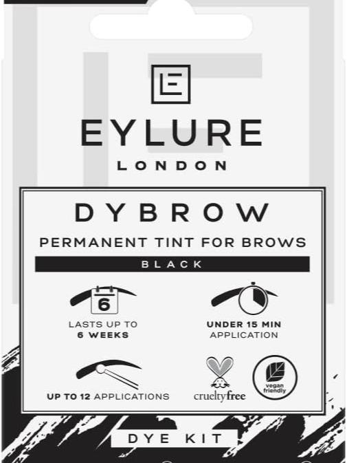 Eylure Dybrow Permanent Tint for Brows Dye Kit Mid Brown 4