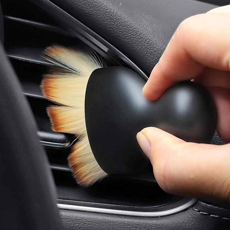 Product Introduction of 1pc Car Interior Cleaning Brush, Compact Soft Bristle Brush, Car Seat Center Console Gap Interior Dust Removal Artifact, Car Interior Air Conditioner Air Outlet Cleaning Brush, Car Accessories, Men Gift 4