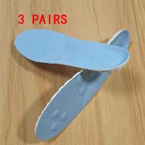 Breathable Shoe Insoles, 3 Pairs High Elasticity Shoe Insoles, Shock-absorbing Insoles, Comfortable Running & Hiking Insoles