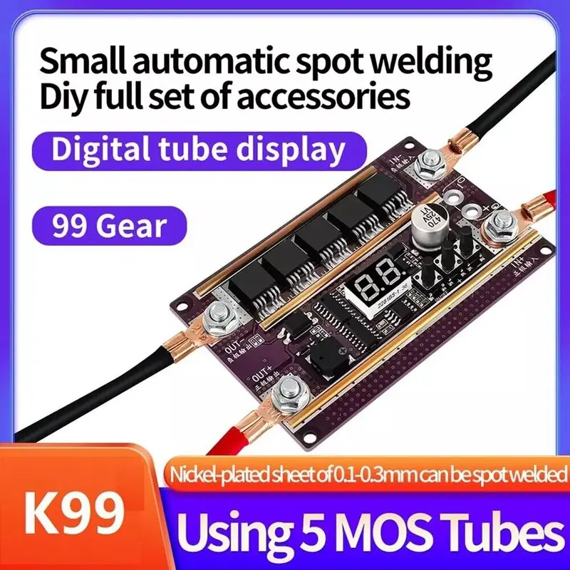 12V Automatic Spot Welder Machine Control Board For 18650 Battery Welding Mini 3
