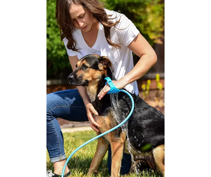 Aquapaw Pet Bathing Sprayer - Wearable Dog & Cat Shower Scrubber for Easy At-Home Pet Wash & Massage 7
