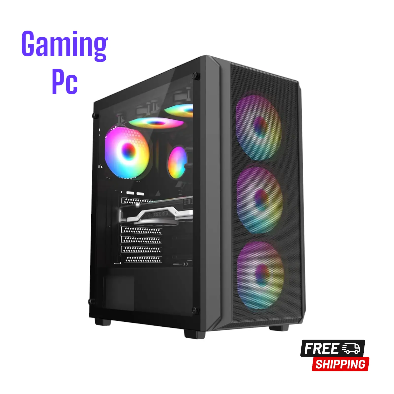 High Performance Gaming PC Ryzen 5 7600, RX7800 XT, 32GB Ram, 1TB SSD Window 11