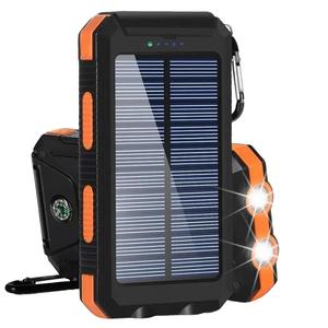 Solar Powered Phone Charger, Outdoor Camping Light, Solar Charging Battery, Solar Panels, Solar Charging Waterproof Led Light for Hiking, Camping & Hiking Equipment, Gifts for Boyfriend, Fathers Day Gift, Solar Lamp