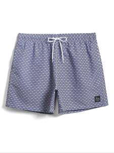 Men's Regular Fit Printed Beach Shorts, Casual Comfy Breathable Shorts for Summer Outdoor, Men's Bottoms for Beach Vacation, Clothing, Beach Outdoor Wear, Summer Swim Trunks, Swimmingshorts, Swimwear Shorts