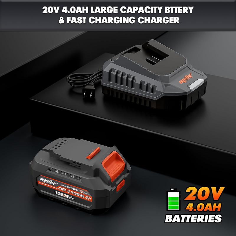 Product Introduction of Cordless DA Buffer Polisher Compatible with Dewalt 20V Battery 6