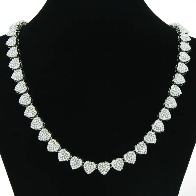 Women's Heart Necklace and bracelet  - Perfect for any Occasion