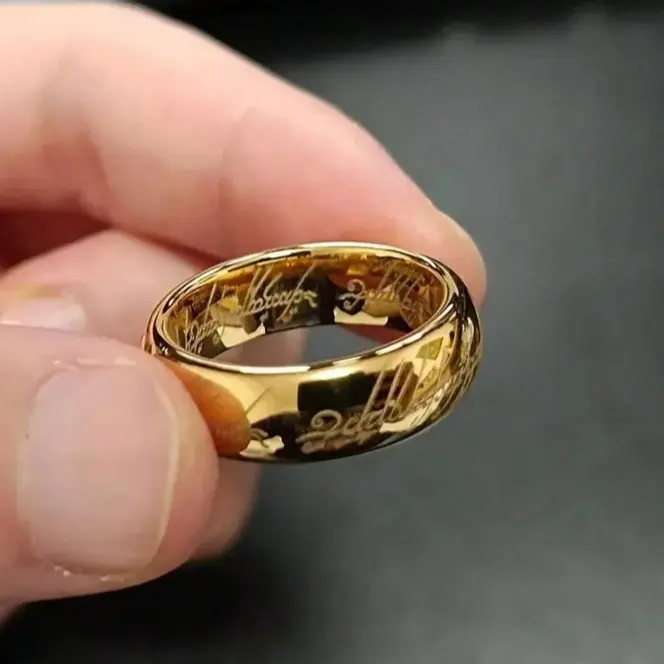 Vintage men's rings, men's rings, gold rings, minimalist fashion couple rings, ring jewelry, engraved, suitable for everyday wear and special occasions