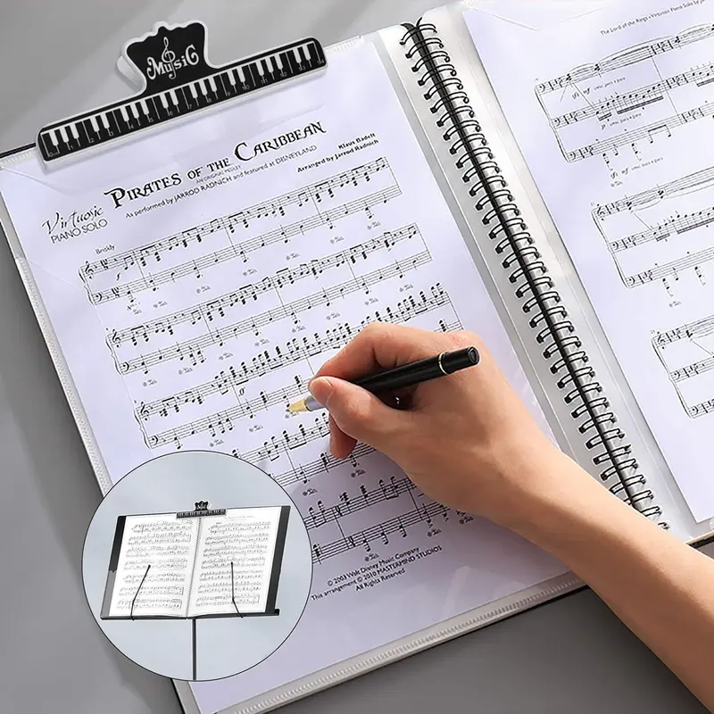 Heavy Duty Orchestral Music Stand Folding Adjustable Sheet Stand Tripod Base UK 3