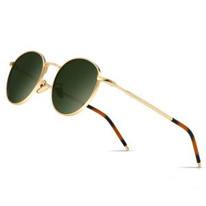 【Deal Drops】SUNGAIT Round Vintage Polarized Sunglasses Classic Retro Metal Frame Sunglasses for Women Men Circular 2025