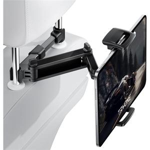 Car Headrest Tablet Holder Mount Stretchable Backseat Tablets Stand for Kids, Car Seat Mounts Compatible with iPad Pro 12.9 Air Mini, iPhone, Galaxy Tab, Switch, All 4.7-12.9" Screen Devices
