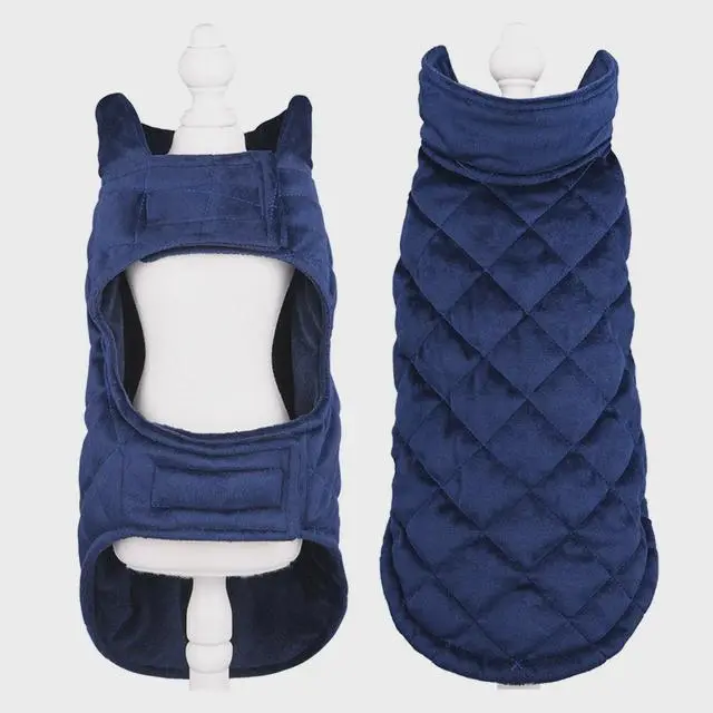 Waterproof Dog Jacket for Small & Large Dogs - Warm Winter Vest in Solid Pattern 6