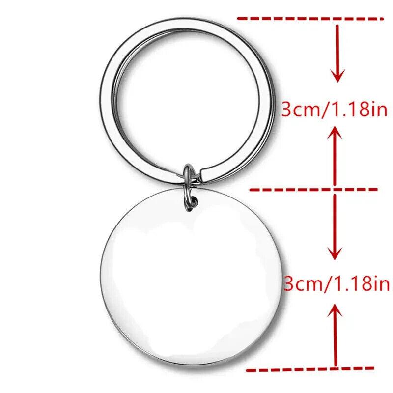 Aunt & Niece Engraved Keyring Stainless Steel Cute Keychain Keepsake Gift For Aunties Nieces Birthday 4