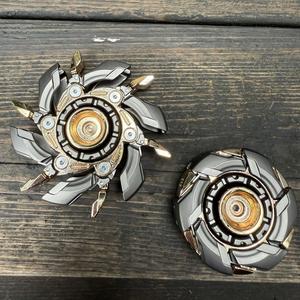 Round	Circle Fidget Spinner Toy, 1 Count Armor Spinning Top Fidget Toy, Stress Relief Toy for Adults, Magnetic Metal Design Toy