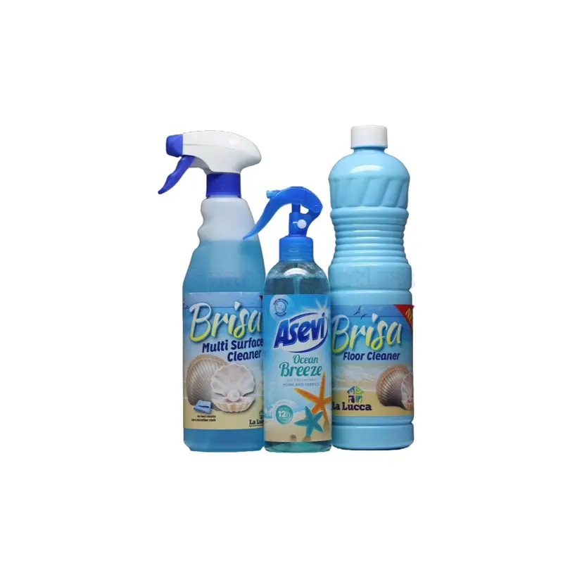 Asevi Brisa Bundle - Room Spray, Floor Cleaner & Multipurpose Side Spray Household Kitchen x 3 items lalucca