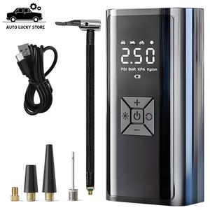 Portable Car Air Compressor, 1 Set 150PSI & 4500mAh Portable Car Tire Inflator with Tire Pressure Gauge, Auto Air Pump for Car, Bicycle, Motorcycle, Ball