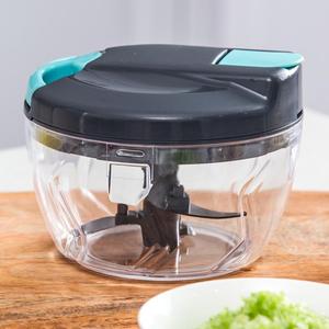 500ml Manual Multifunctional Food Chopper, Portable Hand Pull Garlic Chopper, Veggie Chopper, Onion Shredder, Gadgets for Home, Manual Vegetable & Meat Processor for Kitchen, Vegetable Cutter, Vegetable Chopper Tool, Multifunctional Durable Chopper