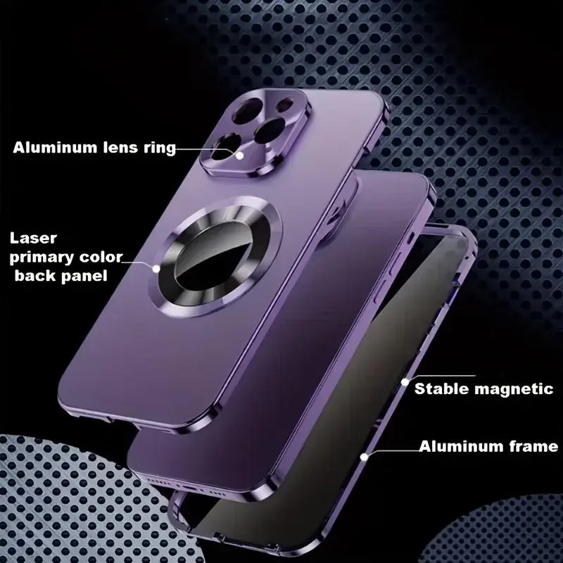 New Anti-Spy Phone Case Series, Magnetic 2-In-1 Design, Complete Protection Case, Compatible with Iphone 16/15/14/13/12 Pro Max Plus 6