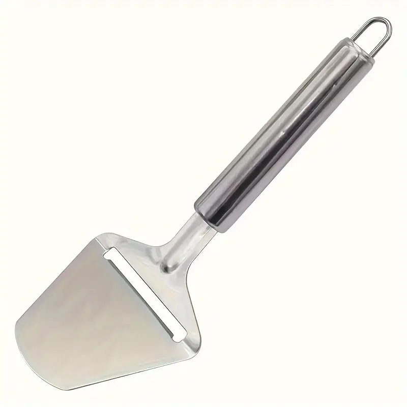 ORACEGRA     Stainless Steel Cheese Slicer (1pc) - Multifunctional with 4 Blades, Perfect for Cutting, Slicing, and Grating Cheese. A Great Addition to Cheese Tools for Baking and Cooking. 6
