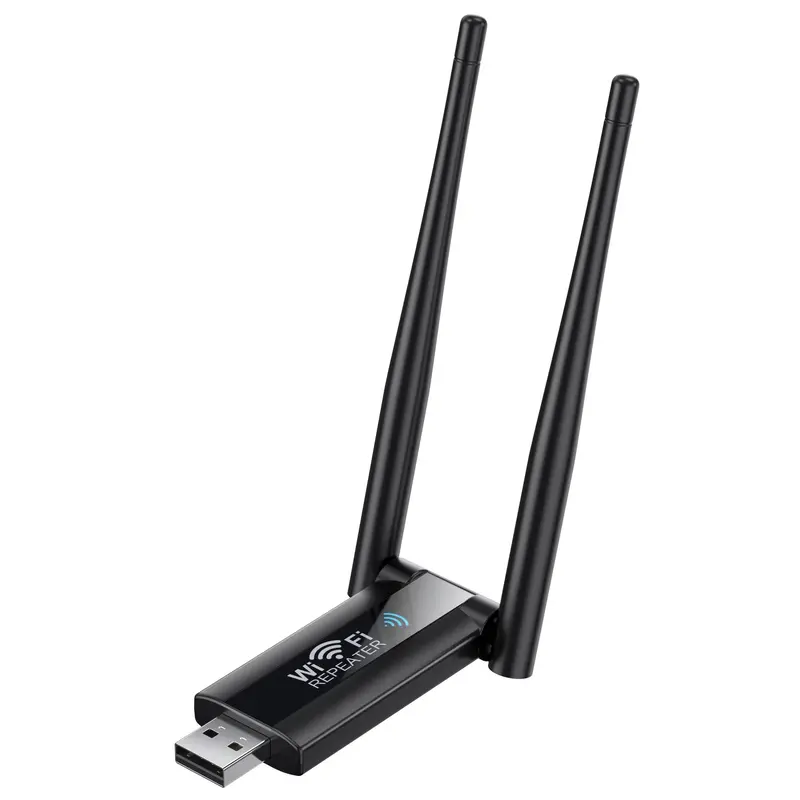 2.4G 300Mbps Wireless USB WiFi Repeater 4 Antenna Wifi Long Range Extender Wi-Fi Signal Amplifier Home Network Adapter for PC 7