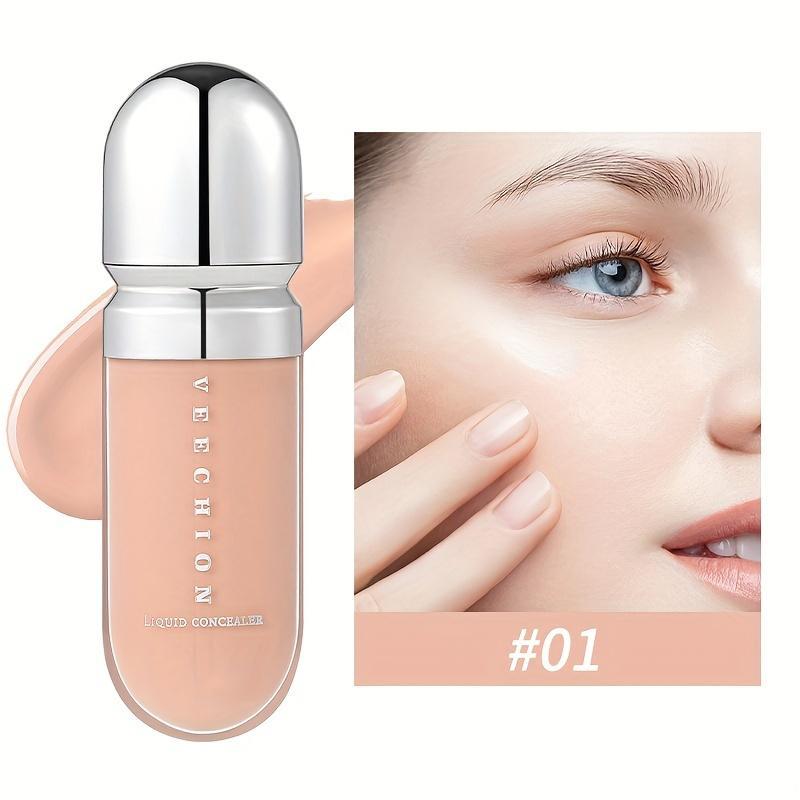 [12 Colors Full Concealer] 12 Colors Full Coverage Concealer, Long-lasting Concealer and Makeup Liquid Foundation, Facial Blemish Modifying Contour Waterproof and Hard to Fade Cosmetic Cream #01 6