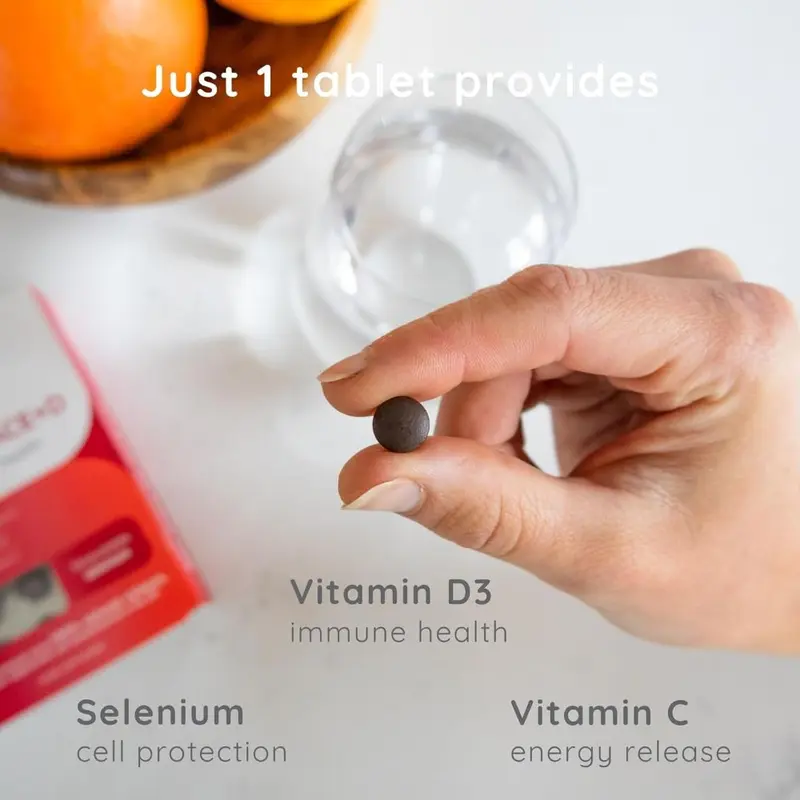 Selenium ACE+D Immune Health - 90 Tablets | Selenium Supplements | Immune System Vitamins | Selenium and Zinc Supplements Contribute to Normal Function of Immune System | Vitamin C D and Zinc 2