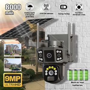 Outdoor Solar Security Camera Wifi Solar Battery CCTV Surveillance Wireless UK