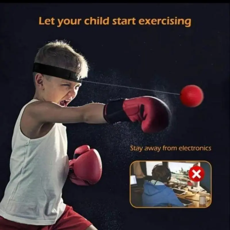 Boxing Reflex Ball for Adults and Children, Improve Reaction Speed and Hand Eye Coordination Training Boxing Equipment for Home, Gifts Boxing Gear, Christmas Gift 3