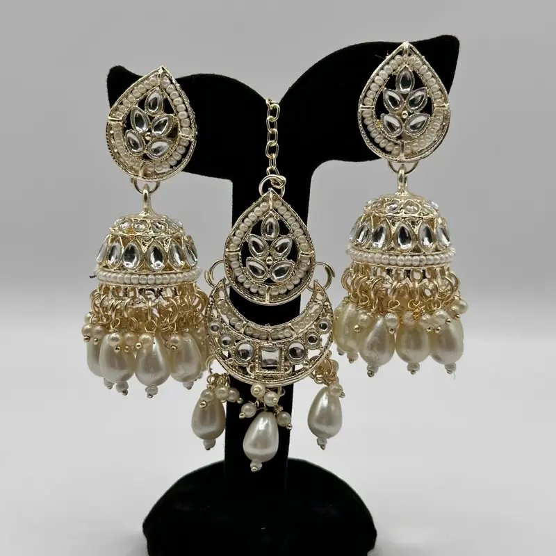 White Gold Plated Earrings for Women - Fashion Accessory