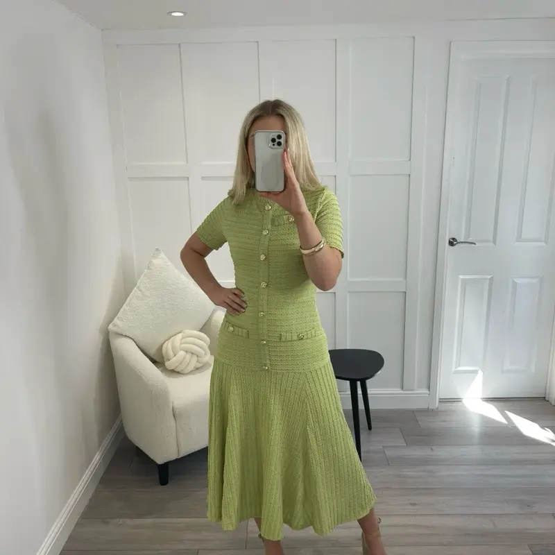 Premium Button Detail Swing Maxi Dress - 7 COLOURS 6