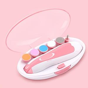 Baby Nail Clippers with Light, Safe Electric Baby Nail Trimmer Kit, Baby Nail Filer Kit, Baby Nails Polishing Grooming Trimmer Kit, Baby Newborn Fingernails Care Manicure Set, Nail Care Tools