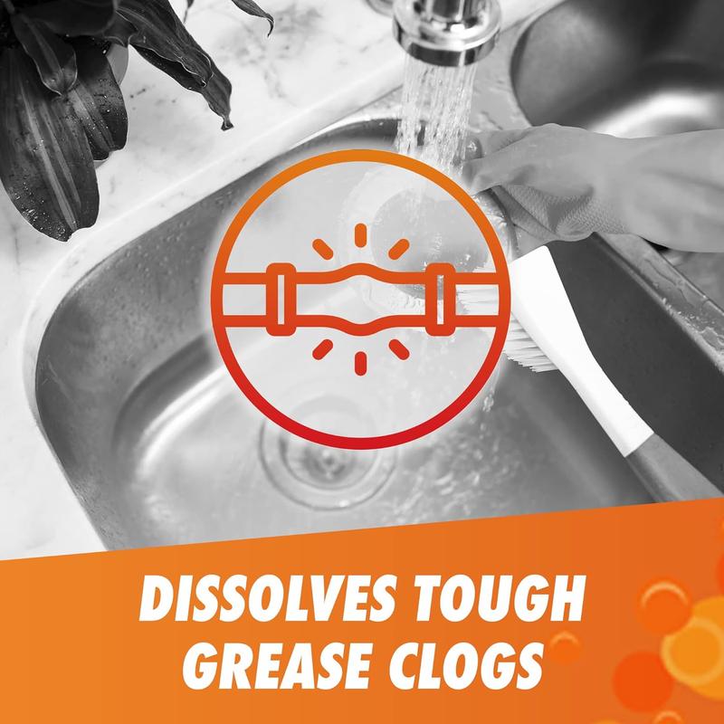 Kitchen Drain Unblocker & Cleaner Gel - Dissolves Clogs - Safe for All Pipes - 500ml - Household 2