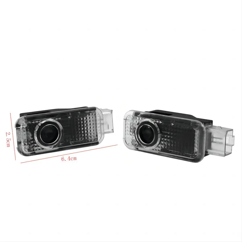 2X HD Led Car Door Projector Lamp Welcome Light For Audi RS Q3 SQ5 Q7 S3 S4 S5 S6 A3 A4 B8 8P 8V A6 C7 A5 Q5 B7 B6 S LINE QUTTRO 2