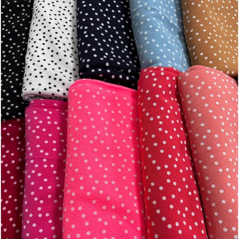 FS589 Polka Dots Liverpool Fabric 1