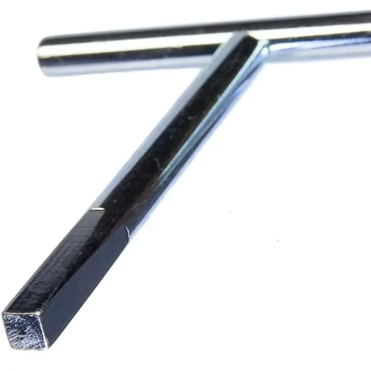 Budget Key T Bar Key Lock Tapered Square Drive Key 6.5Mm Square by 2