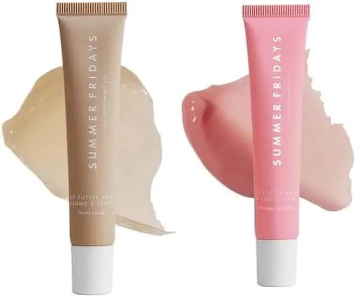 Summer Lip Balm Set (2PCS) with Shea Butter for Instant Moisture and Hydration - Skincare